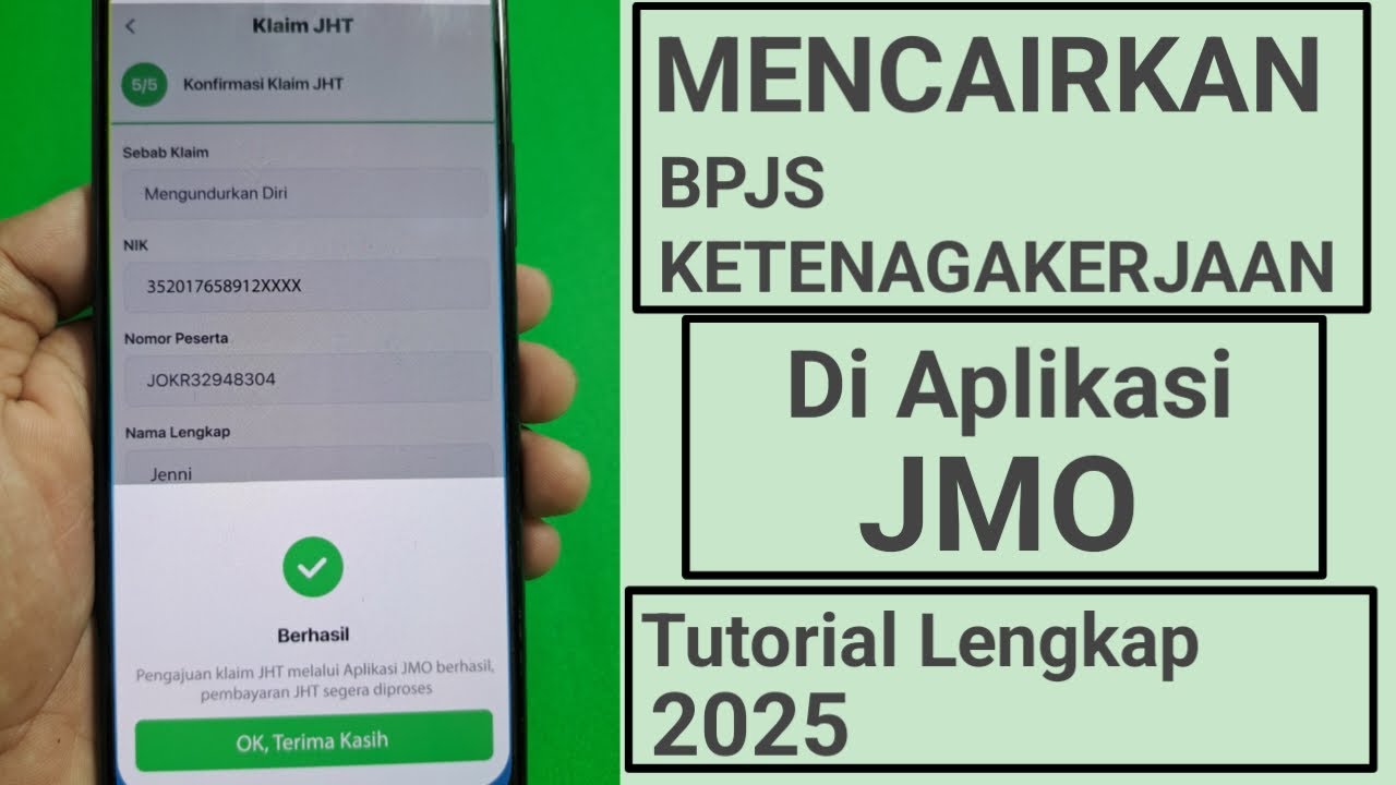 Cara Mencairkan BPJS Ketenagakerjaan Online Di JMO 2025 - YouTube