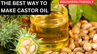 HOW TO MAKE CASTOR OIL FOR BEGGINNERS.#CastorOilRecipe