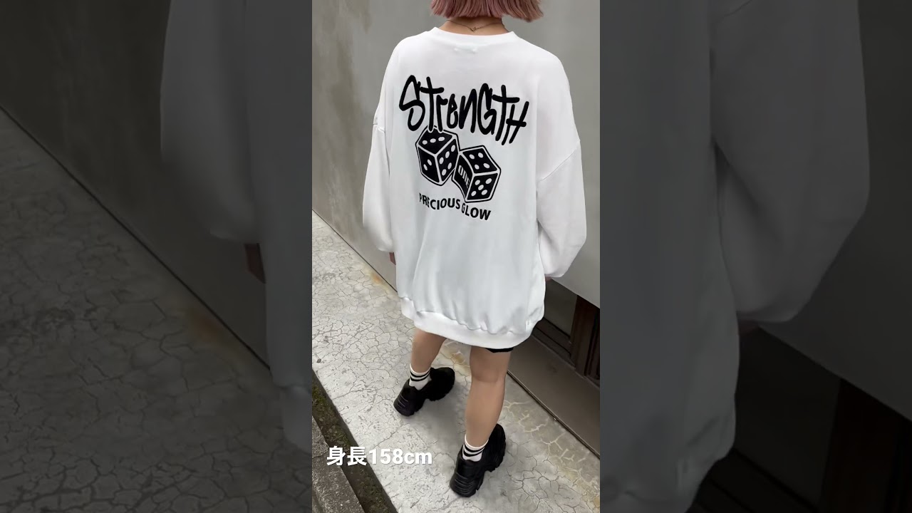 BACKダイスロゴミニスウェットチュニック｜INGNI(イング) 公式通販 