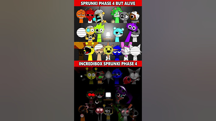 Incredibox Sprunki Phase 4 Vs Sprunki Phase 4 But Alive Alternate *MIX VERSION*