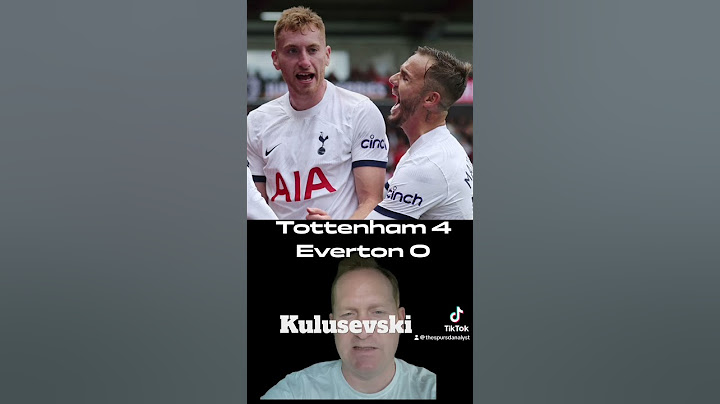 Tottenham 4 Everton 0 #spurs #thfc #tottenham #premierleague #shorts