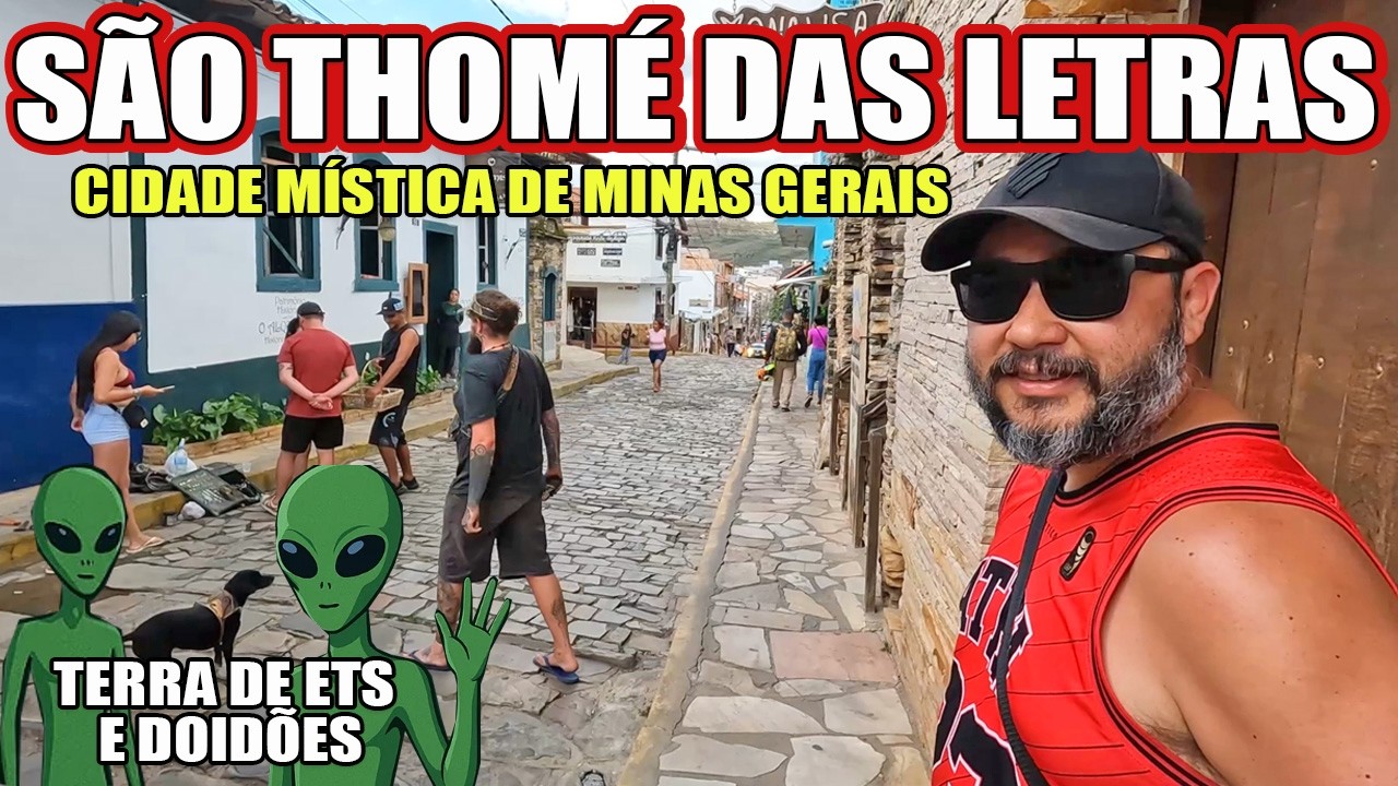 SÃO THOMÉ DAS LETRAS - OVNIS, ETS, GNOMOS, BRUXAS, MAGOS, COGUMELOS E DOIDÕES #Vlog