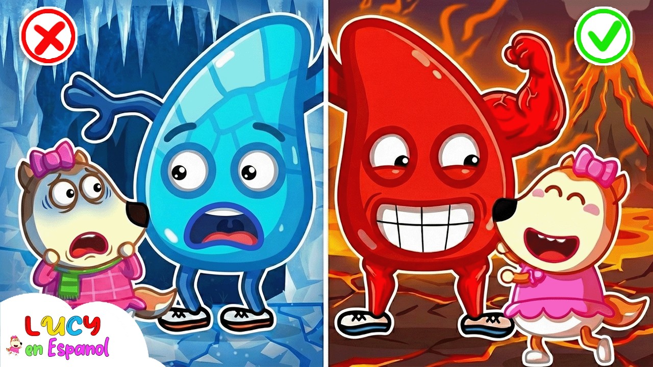 Sabes cómo se sienten tus pulmones con frío? 🥶 Lucy lo aprendieron+ Más🌈‪@LucyEnEspanol‬