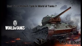 World of Tanks -  T-34-85M Best Tier 6 MT In WoT ? | 7 kills, 2300+ Damage