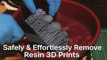 Easiest Way to Remove Stuck Resin Prints Without Damaging the Build Plate!