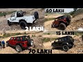 4 different 4x4 machines extreme testing of jimny which performs better 