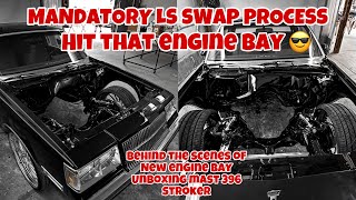 Whips By Wade : MANDATORY LS SWAP TASK! Regal Update! Shaved Firewall, Vintage Air, Mast 396 Stroker