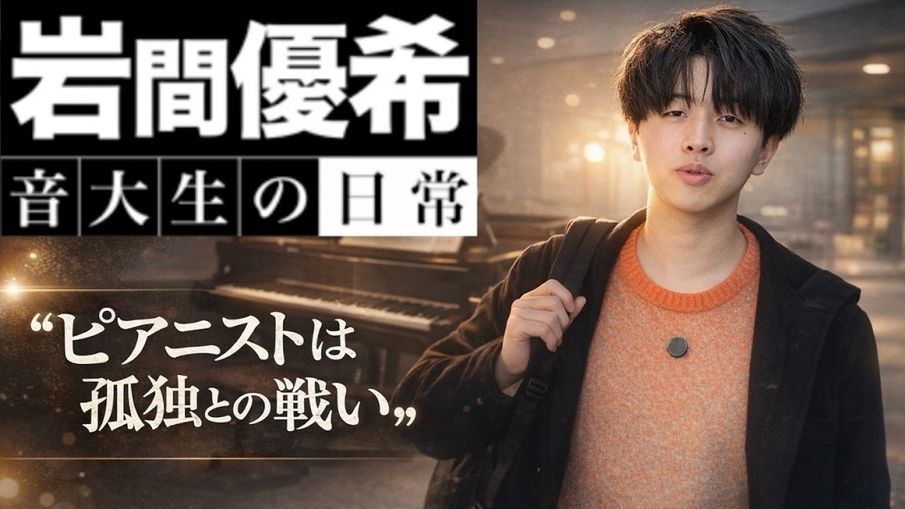 【1日密着】音大生ピアニストに密着したら、意外な一面が。。。