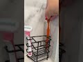 Black Corner Shower Caddy 3 Pack with Hooks & Soap Holder #amazonfinds #shower