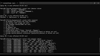 Pemrograman Database Membuat database Sistem Kepegawaian 
