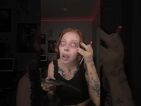 Helga keeps it simple.. #horrorshorts #horror #creepycooking #creepy #grwm