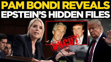 BREAKING News LIVE | Pam Bondi Unleashes Explosive Epstein Revelations | Epstein Files | Pam Bondi