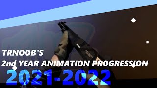 TRNoob's 2nd Year 3D Animation Progression Reel 2021-2022