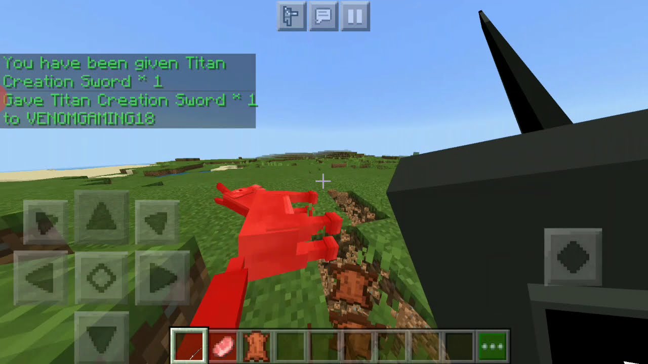 Long Sword Mod In Minecraft Pocket Edition Download Long Sword Mod Mcpe Youtube