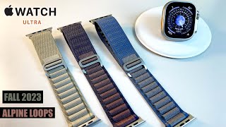 NEW 2023 Alpine Loop Bands for Apple Watch ULTRA 1 & 2  (ALL COLORS) Review & [HandsOn] + GIVEAWAY