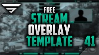 Free Twitch Overlay Template | Speedart #41 | Free Download | Photoshop CC