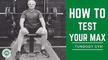 How to Test Your 1RM