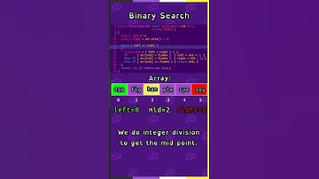 Binary Search in C++ #cplusplus #cpp #programming #binarysearch