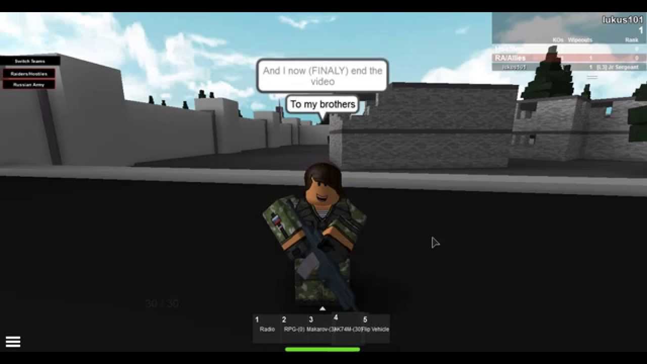 The Roblox Russian Army Introduction YouTube