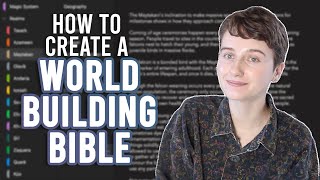 A tour of my FANTASY WORLDBUILDING BIBLE✨how I worldbuild in OneNote