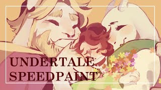 (UNDERTALE SPEEDPAINT) Raven and The Wolves