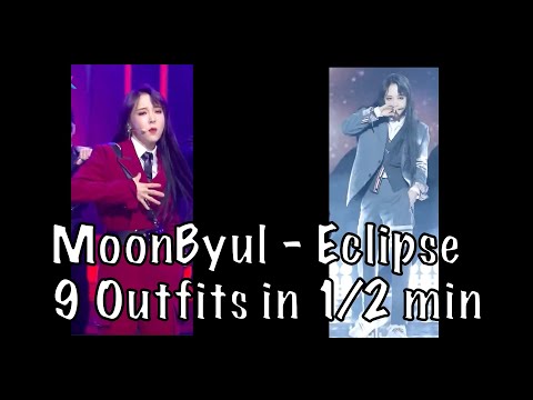 [9 Outfits in ½ min] MoonByul – Eclipse 문별
