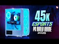 45K eSports Gaming PC Build Guide ft. Ryzen 7 5700X &amp; RX580 Ninja