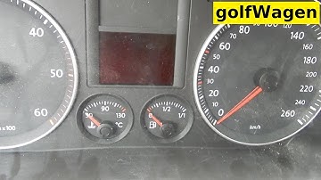 VW Golf 5 instrument cluster pinout
