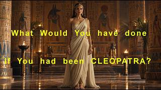 What would you have done if you were in Cleopatra's place?