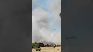 WHEN A WILDFIRE GETS THIS BAD AIRCRAFT ARE SENT IN TO FIGHT IT