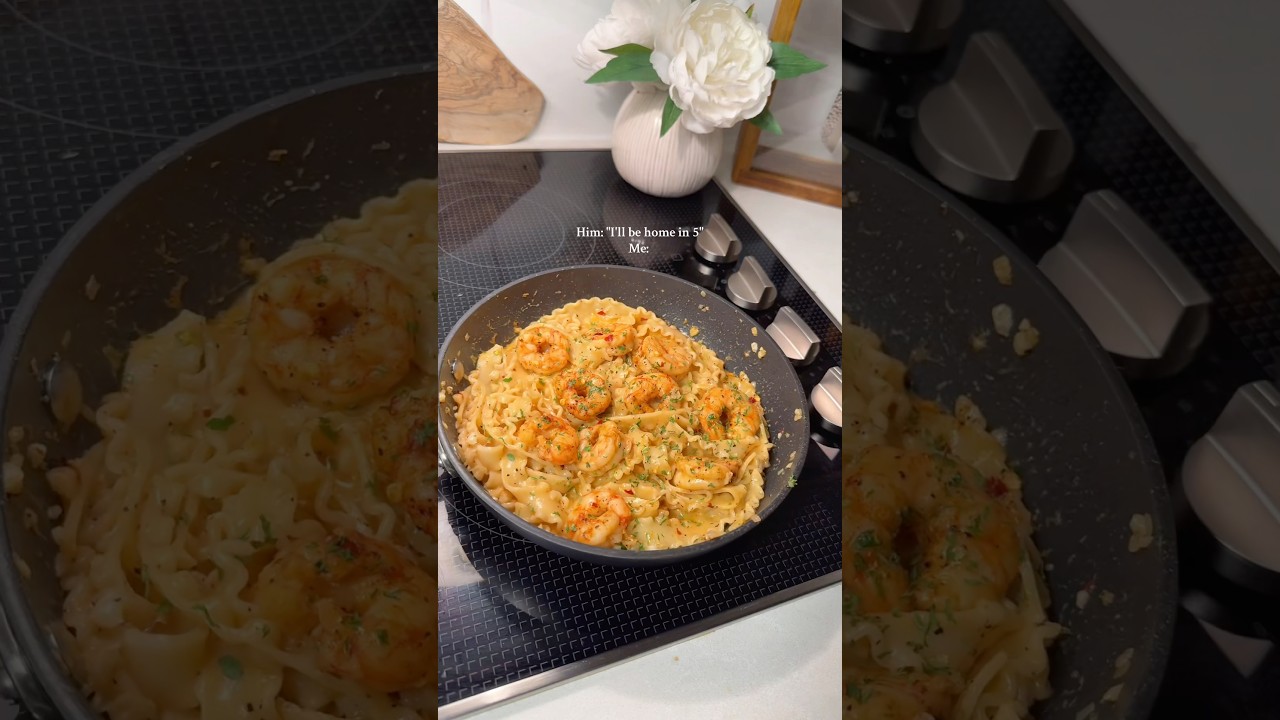 SHRIMP PASTA 🦐✨ 