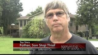 Dad Stops Burglar