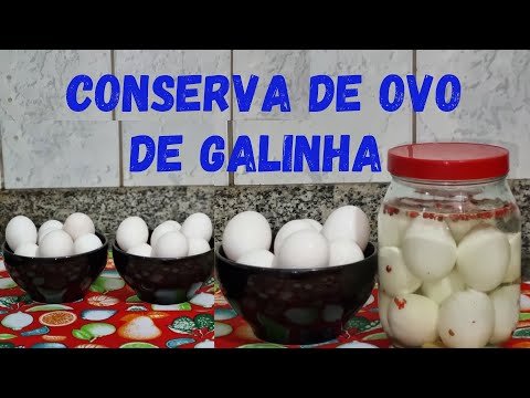 Receita De Conserva De Ovo De Galinha Simples