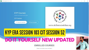 KYP CIT Session 103 Do It Your Self