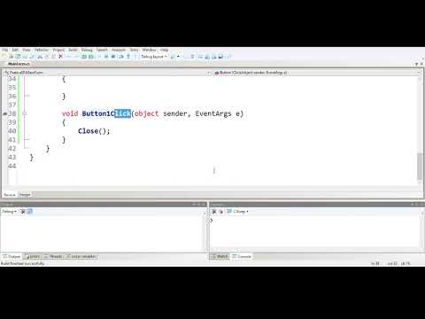 Apresentação do modo Windows Application (Forms) em C# - SharpDevelop ...