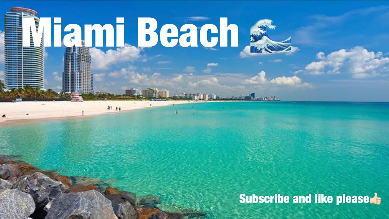 Miami Beach drone footage