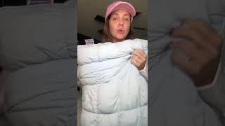 Mellow sleep, puff pillow! Quilted puff pillow that is buttery, soft cooling and conforms perfectly