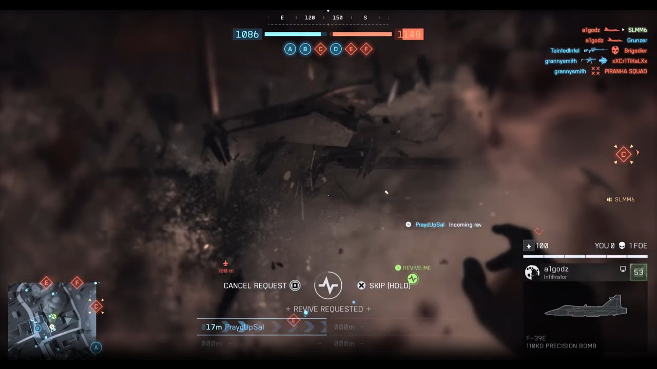 SLMM6 vs 110kg precision bomb 