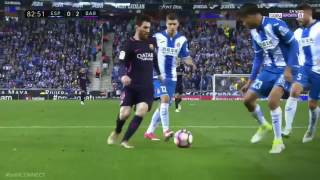 Lionel Messi Humiliates Diego Reyes   Espanyol vs Barcelona 0 3   La Liga 29 04 2017