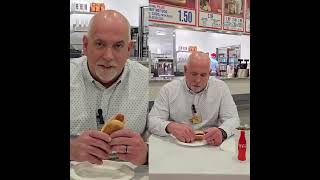 Costco CEO going viral for eating the legendary $1.50 hot dog, a price that the same since ’85!