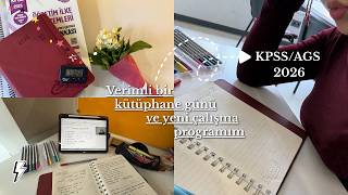 Verimli Bir Kütüphane Günü Ve Yeni Çalışma Programım ,Sizce Yeni Planım Mantıklı Mı?