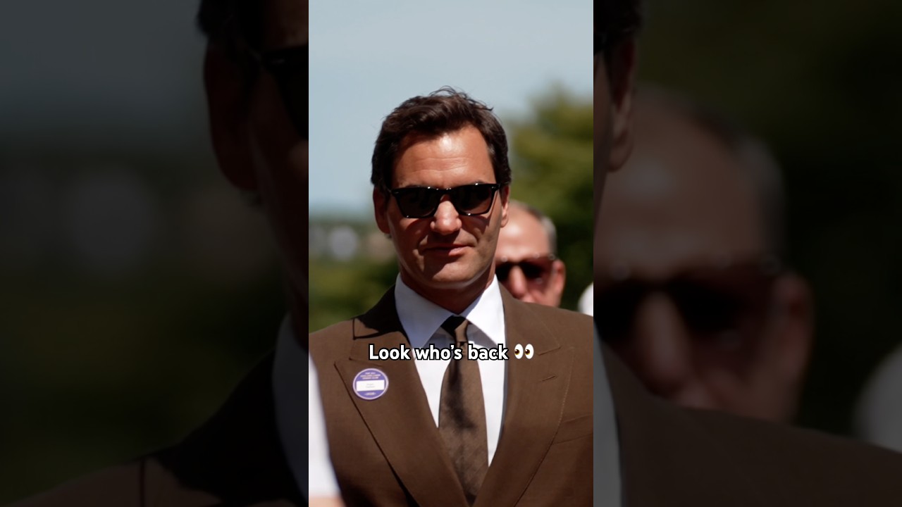 Roger Federer is BACK 🇨🇭💜💚