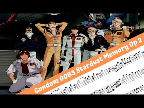 Gundam 0083 Stardust Memory Opening 2 (Flute)