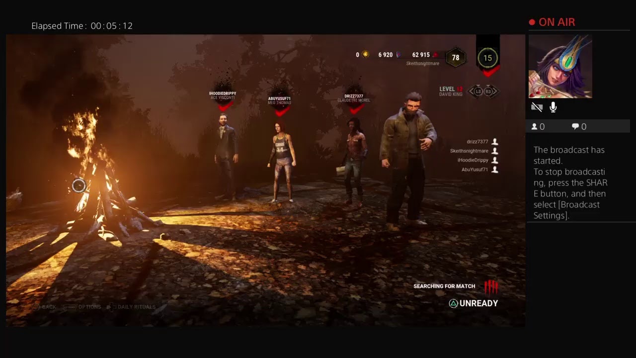 Dead By Daylight with the crew