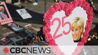 Royal watchers mark 25 years since Princess Diana's death
