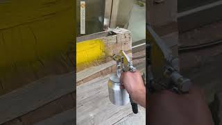 Pneumatic paint spray gun Resimi