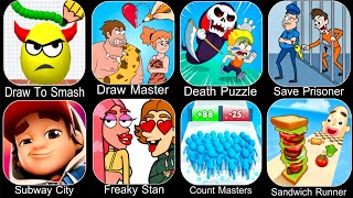 Roblox,Sprunki Survival,Draw To Smash,Draw Master,Death Puzzle,Save Prisoner,Subway City,Freaky Stan screenshot 2