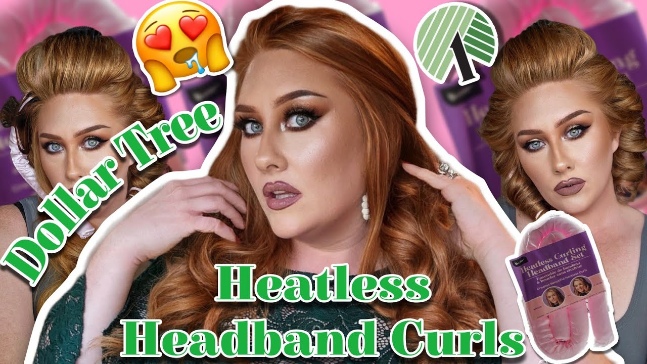 This Heatless Headband from Dollar Tree 《 ACTUALLY WORKS 》| Dollar Tree for the Win!💚✨️