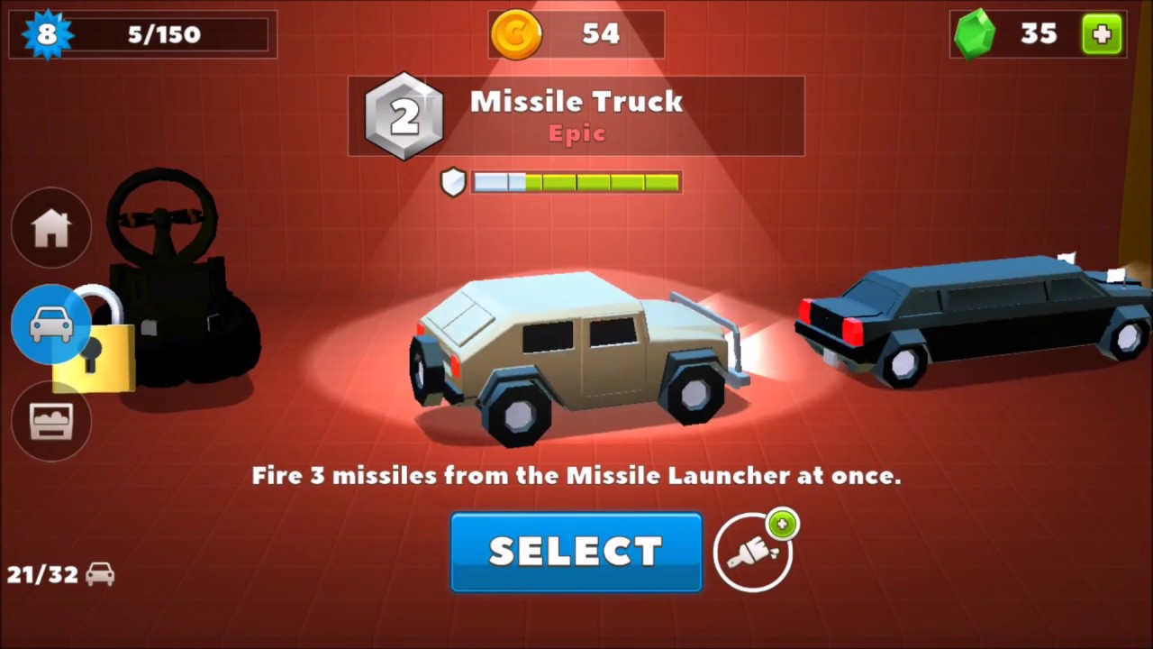 BEST EPIC CAR - MISSILE TRUCK - Crash of Cars 