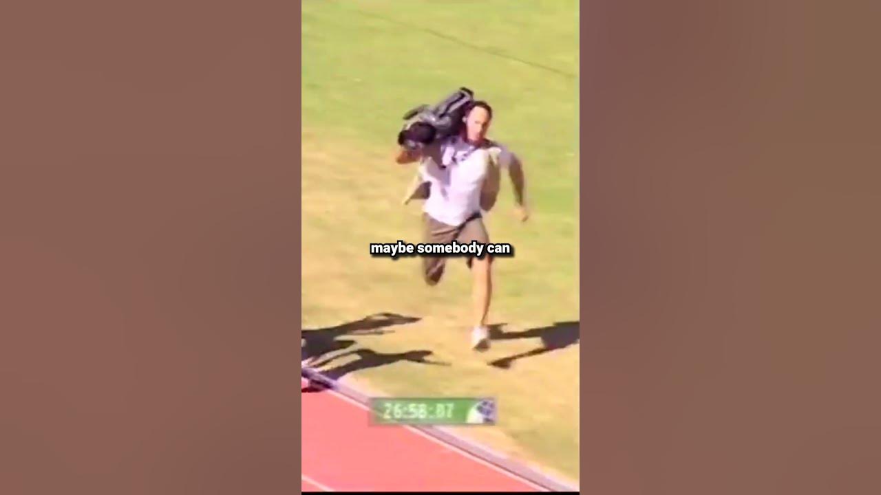 Camera Man Beats Olympic Runners in a 10k Race!!! #shorts